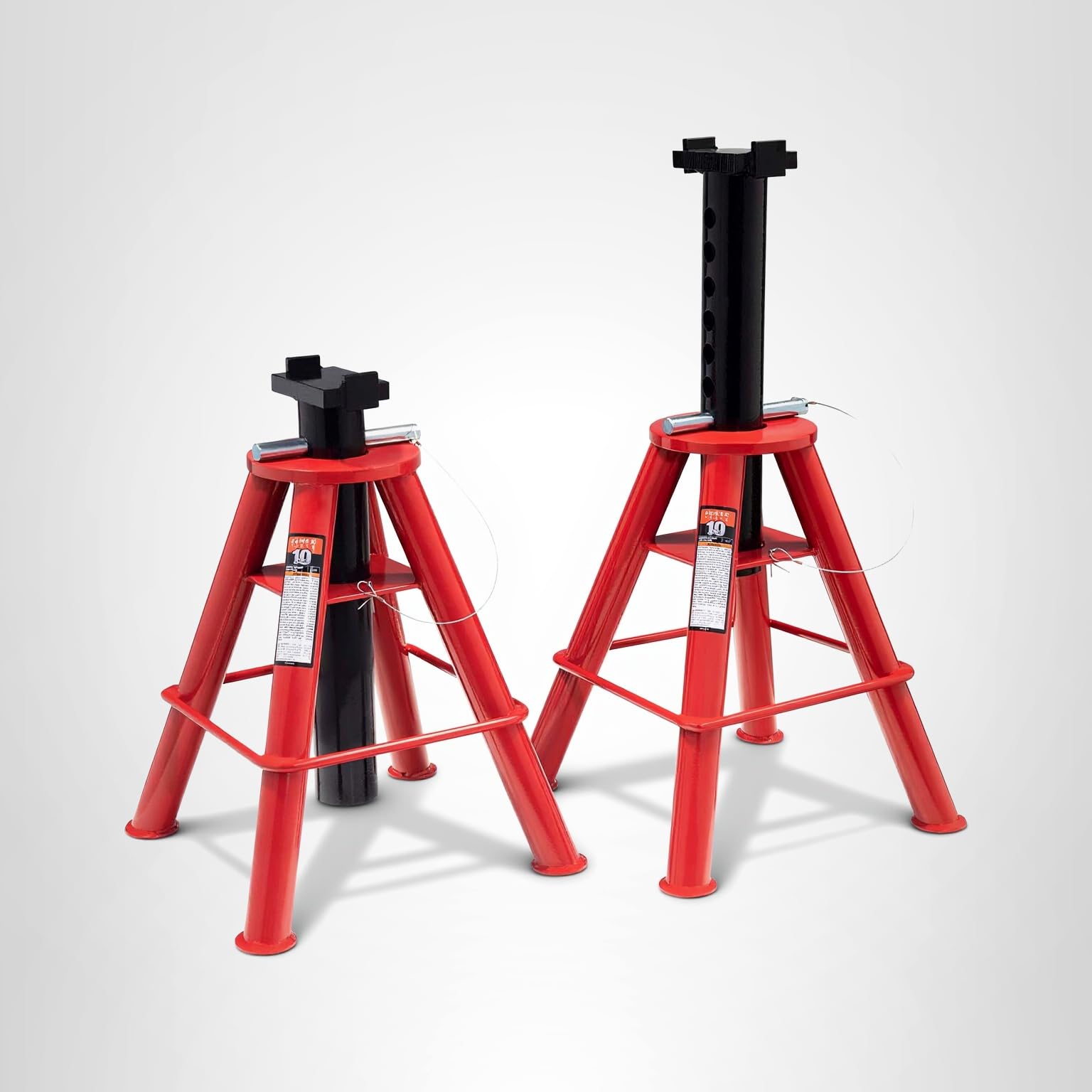 Amazon.com: Sunex 1310 10-Ton Medium Height Pin Type Jack Stands